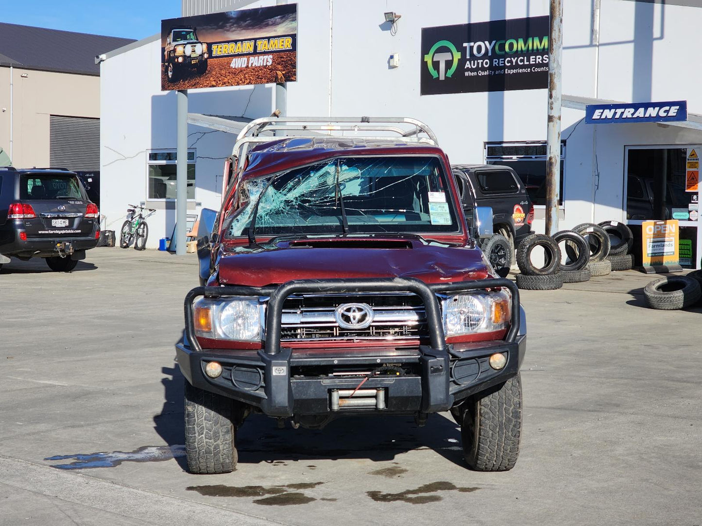 Now Wrecking: 2015 Toyota Landcruiser - Wreck Number: A635C