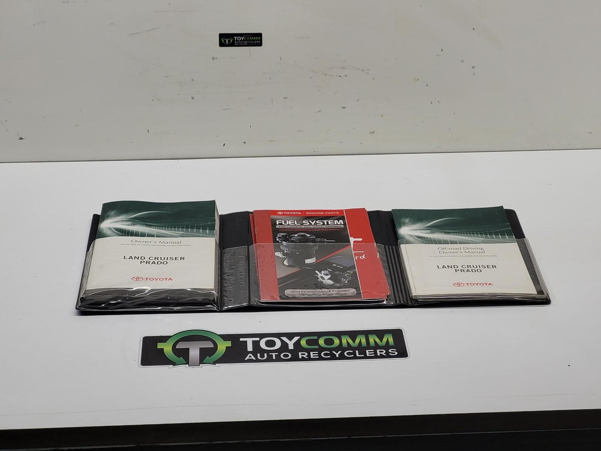 Nov 2009 to Nov 2023- Toyota Land Cruiser Prado 150 Series 4WD- Owners Handbook