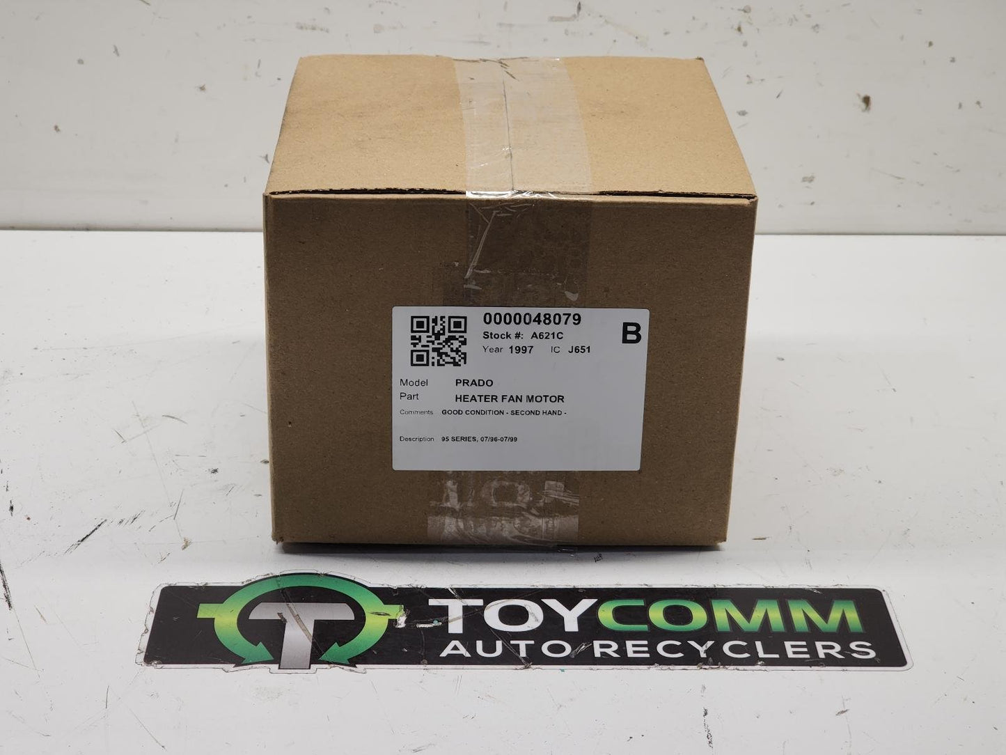 Jul 1996 to Jan 2003 - Toyota Land Cruiser Prado 95 Series - Heater Fan Motor - Front