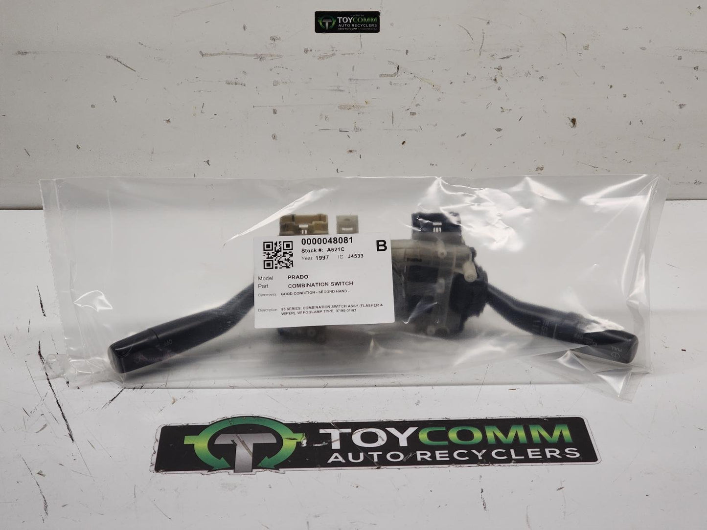 Jul 1996 to Jan 2003 - Toyota Land Cruiser Prado 95 Series - Combination Switch - Combination Switch Assy (Flasher & Wiper), W/ Foglamp Type