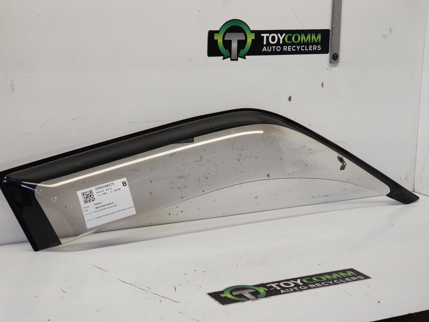 Jul 1996 to Jan 2003 - Toyota Land Cruiser Prado 90 Series - Weather Shield - Rh Front, Single Water Shield