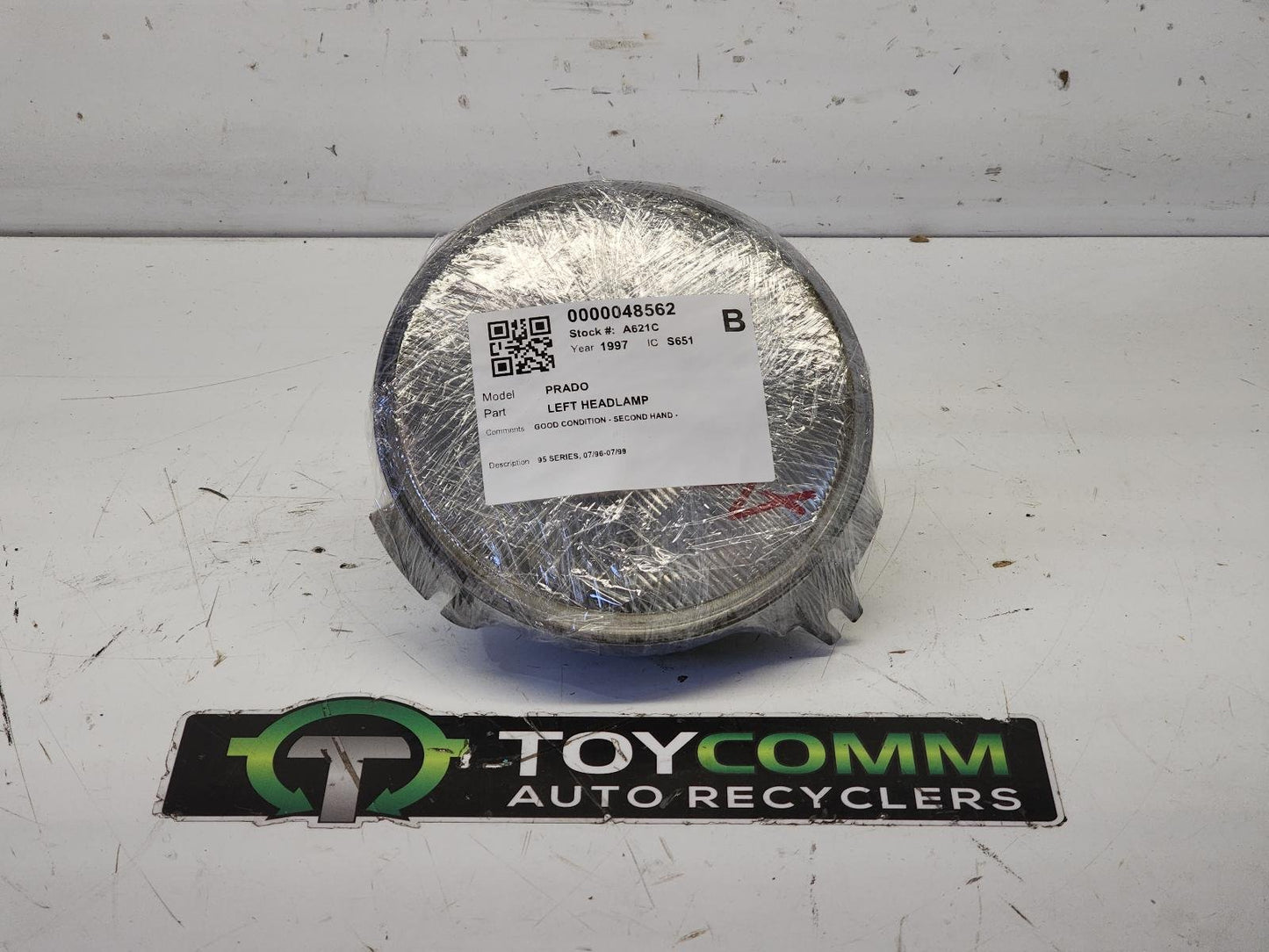 Jul 1996 to Jul 1999 - Toyota Land Cruiser Prado 95 Series - Left Headlight