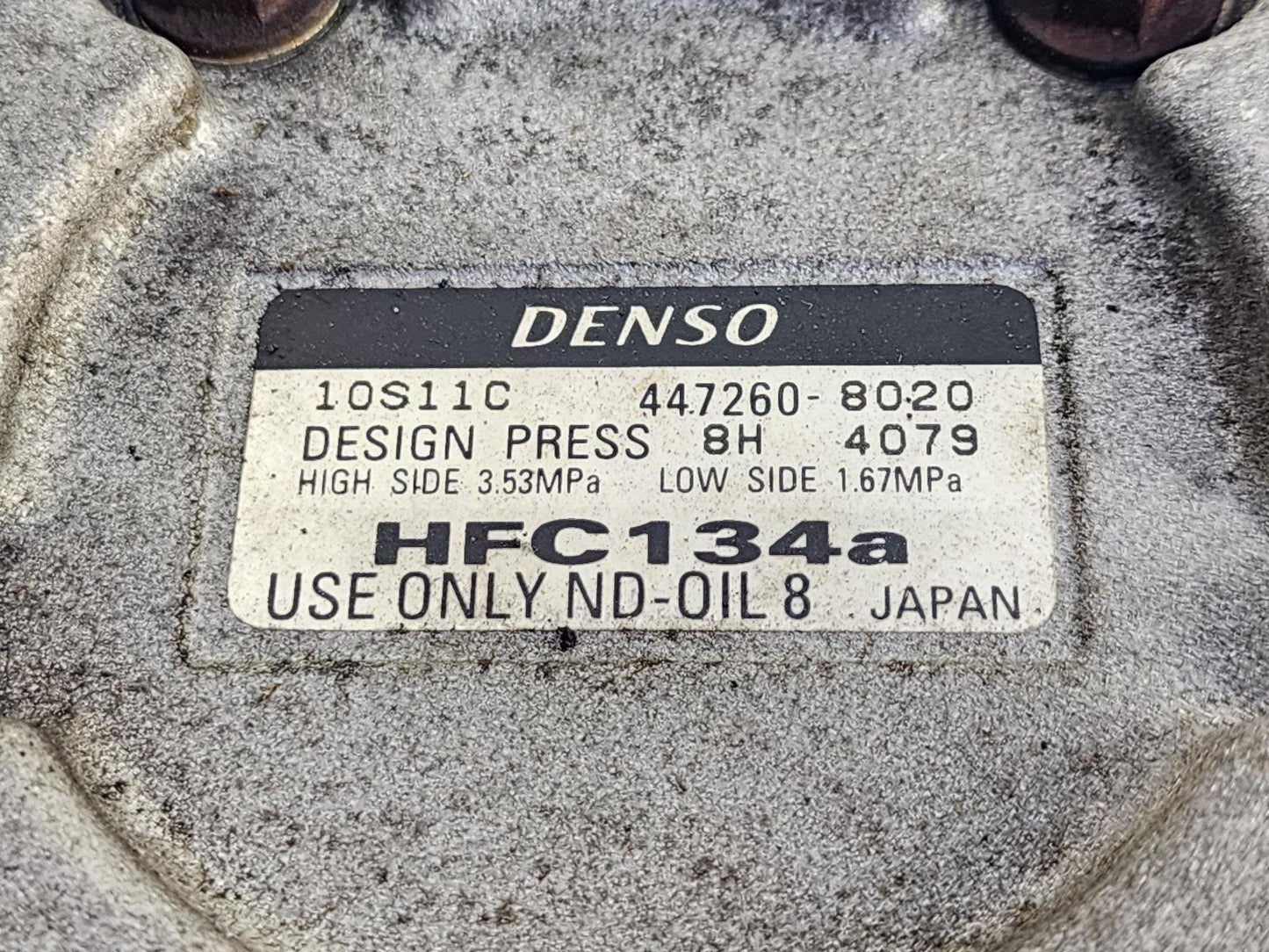 2005-2015 - Toyota Hilux Diesel 3.0L 1KD-FT - A/C Compressor - Denso - PN: 10S11C