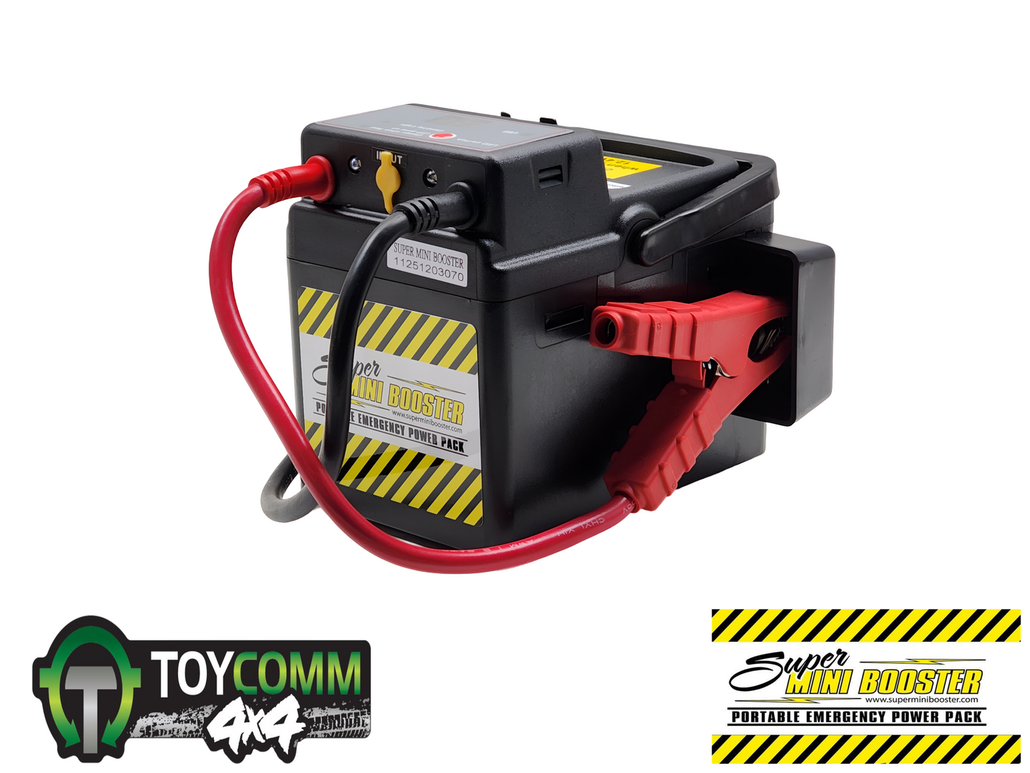 Super Mini Booster G4+ Portable Jump Starter – 1200A Peak, 12V, Up to 6.5L Engines – Compact Emergency Battery Booster Pack