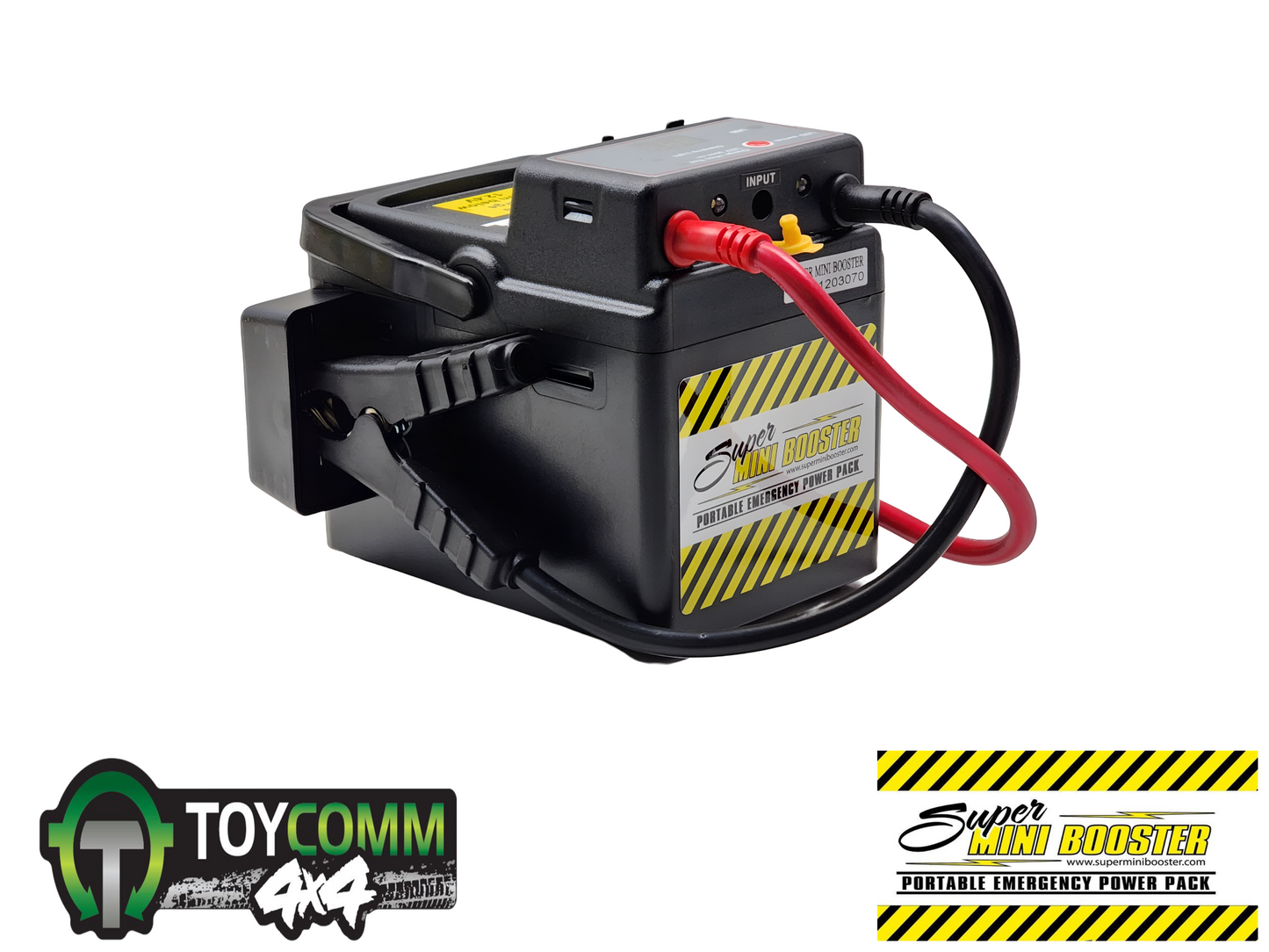 Super Mini Booster G4+ Portable Jump Starter – 1200A Peak, 12V, Up to 6.5L Engines – Compact Emergency Battery Booster Pack