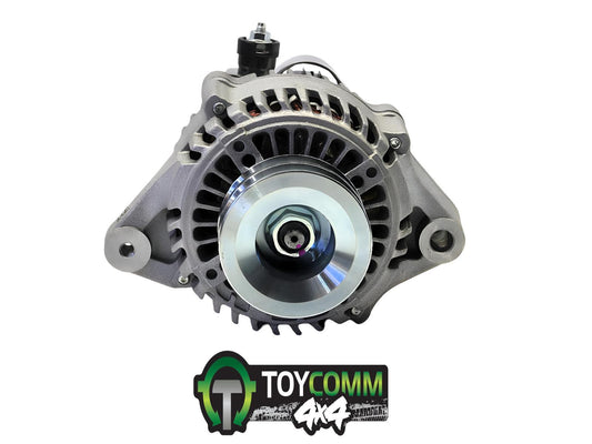 New 1KZ Alternator - 80 Amp, Oval Plug, Twin V Pulley