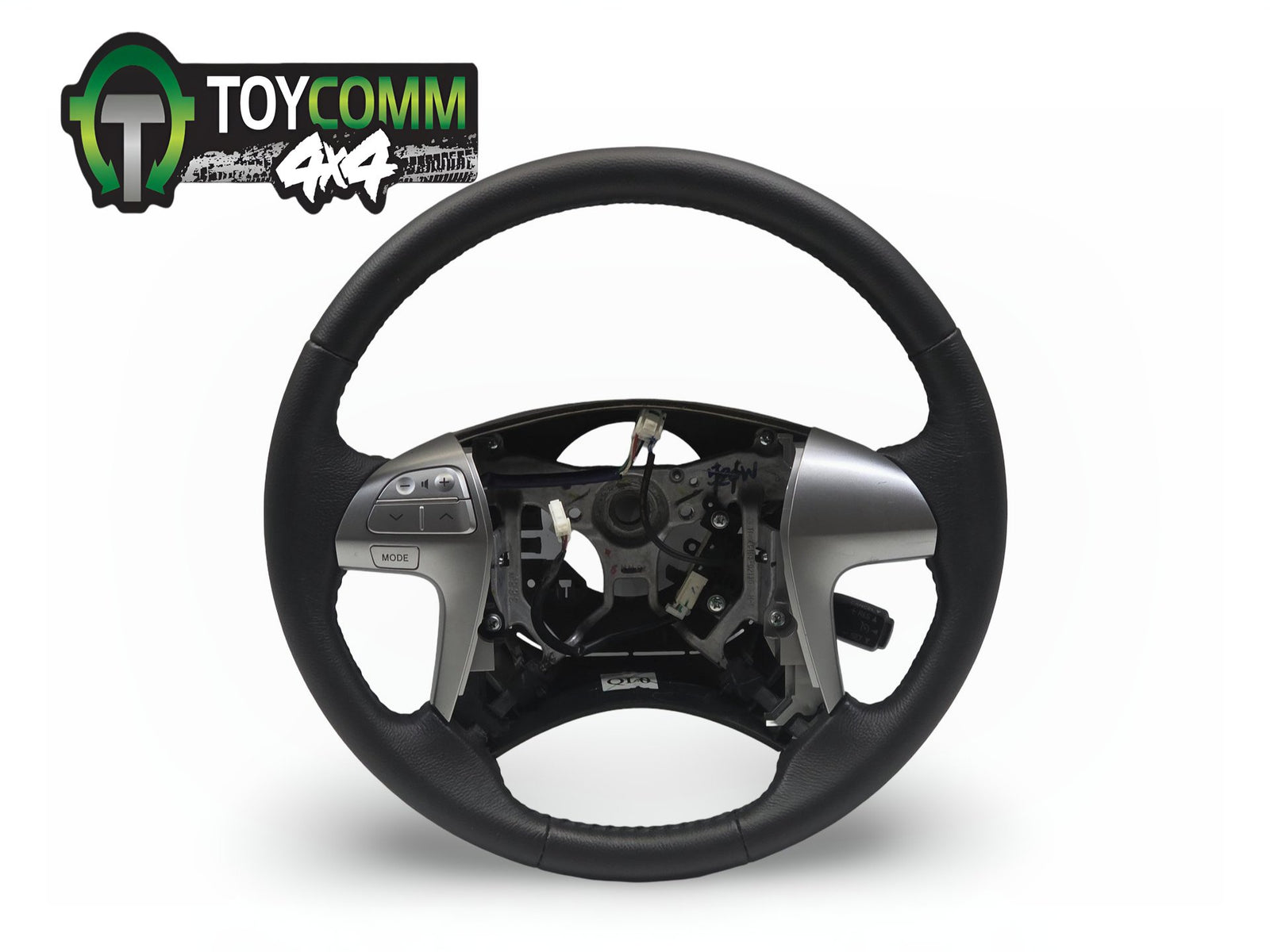 Jul 2011 to Oct 2013 - Toyota Hilux - Steering Wheel - Leather, Black, W/ Cruise Control Type