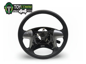 Jul 2011 to Oct 2013 - Toyota Hilux - Steering Wheel - Leather, Black, W/ Cruise Control Type