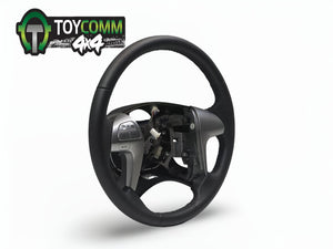 Jul 2011 to Oct 2013 - Toyota Hilux - Steering Wheel - Leather, Black, W/ Cruise Control Type