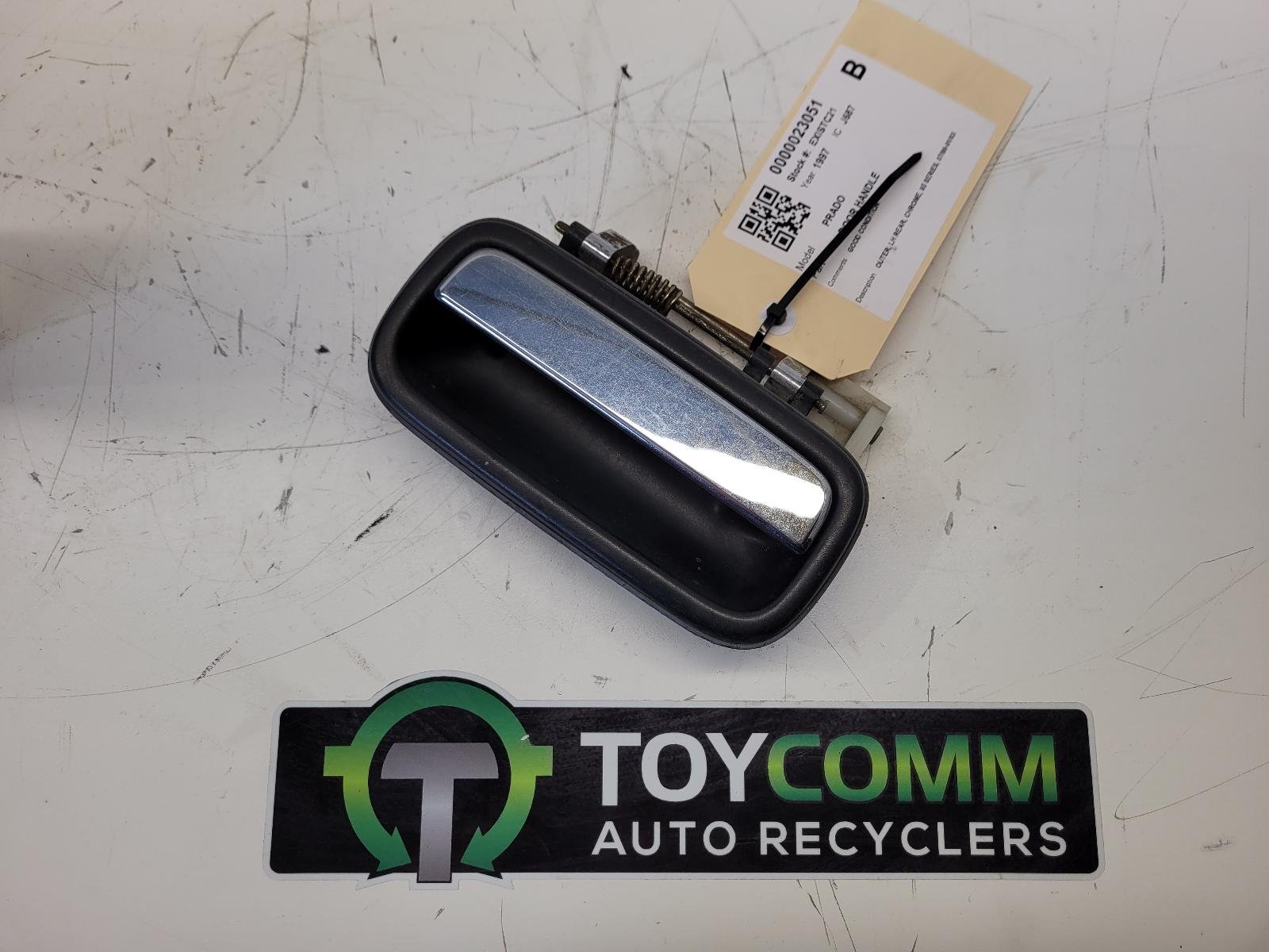 Jul 1996 to Jan 2003 - Toyota Land Cruiser Prado 95 Series - Left Rear Door Exterior Handle - Chrome