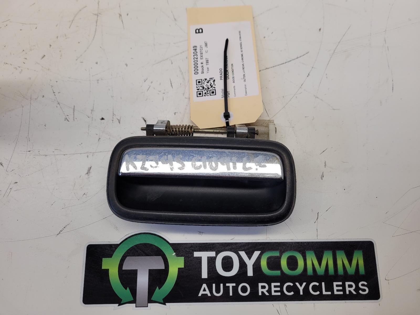 Jul 1996 to Jan 2003 - Toyota Land Cruiser Prado 95 Series - Left Rear Door Exterior Handle - Chrome