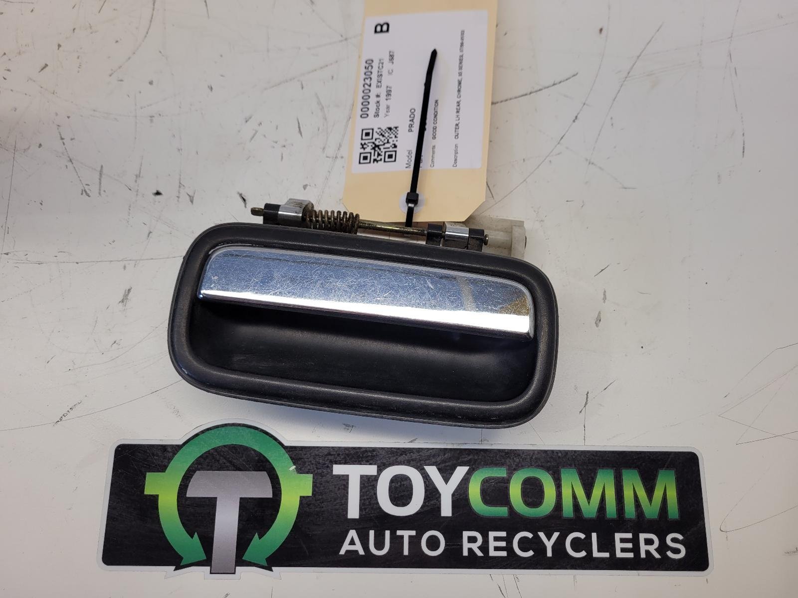 Jul 1996 to Jan 2003 - Toyota Land Cruiser Prado 95 Series - Left Rear Door Exterior Handle - Chrome