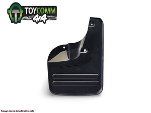 Mar 2005 to Aug 2015- Toyota Hilux 4WD- Mud Flaps- Lh Front, Flared Type