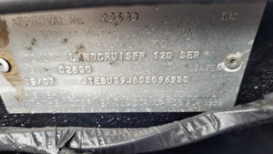 Now Wrecking: 2007 Toyota Land Cruiser Prado  Wreck Number: A517C