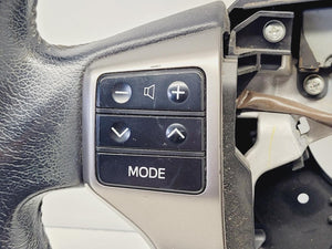 Aug 2009 to Jul 2013 - Toyota Land Cruiser Prado 150 Series SX GXL - Steering Wheel - Leather, Black, W/ Control On Both Sides
