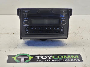 Aug 2009 to Jul 2013 - Toyota Land Cruiser Prado 150 Series - Radio Module - Single Disc Cd Player ( On Face P2867)