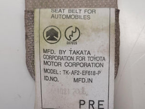 Feb 2003 to Oct 2009 - Toyota Land Cruiser Prado 120 Series - Left Front Seat Belt - Tan
