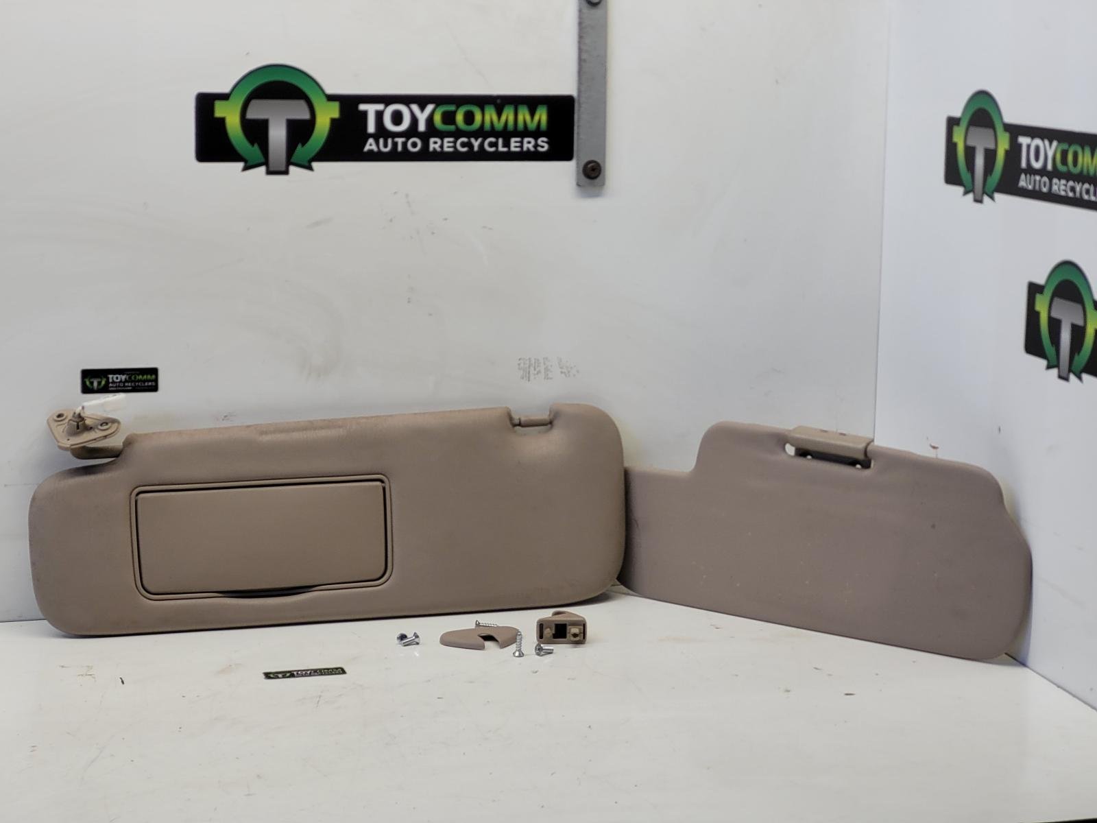 Jan 1998 to Oct 2007 - Toyota Land Cruiser 100 Series - Left Sun Visor - Tan, Vinyl