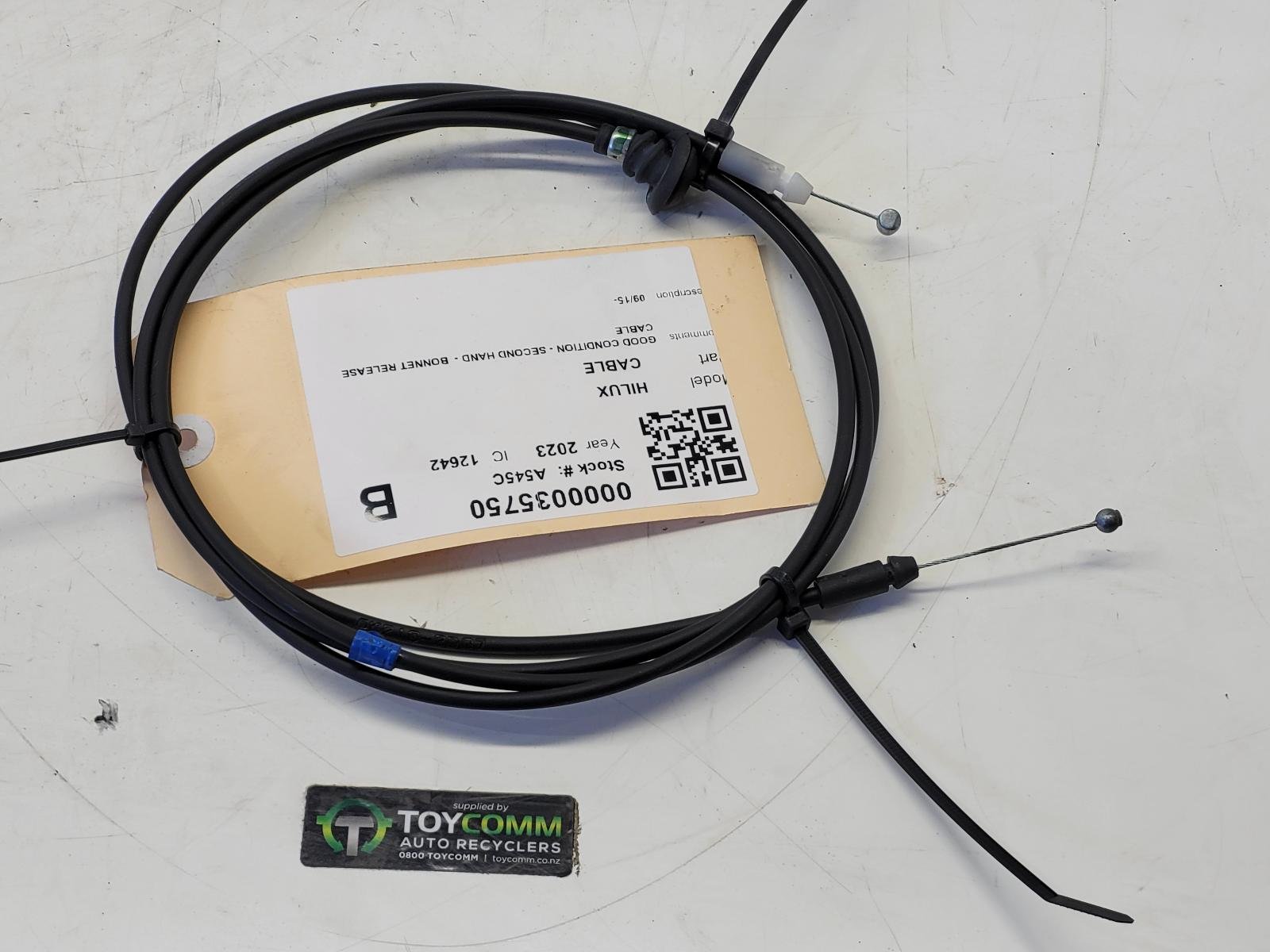 Jun 2015 to Current - Toyota Hilux - Cable