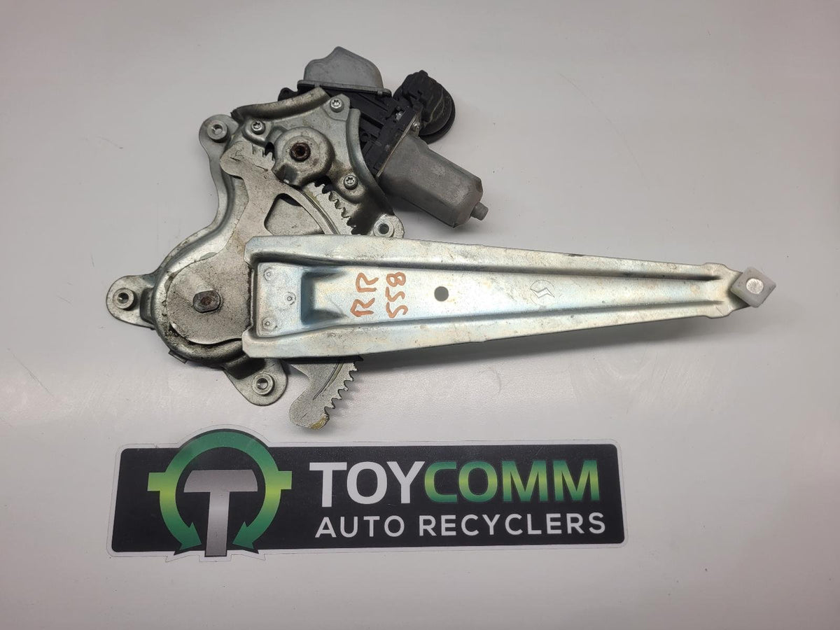 Aug 2009 to Jul 2013- Toyota Land Cruiser Prado 150 Series- Right Rear Window Regulator/Motor- Door Reg Assy (Reg And Motor)