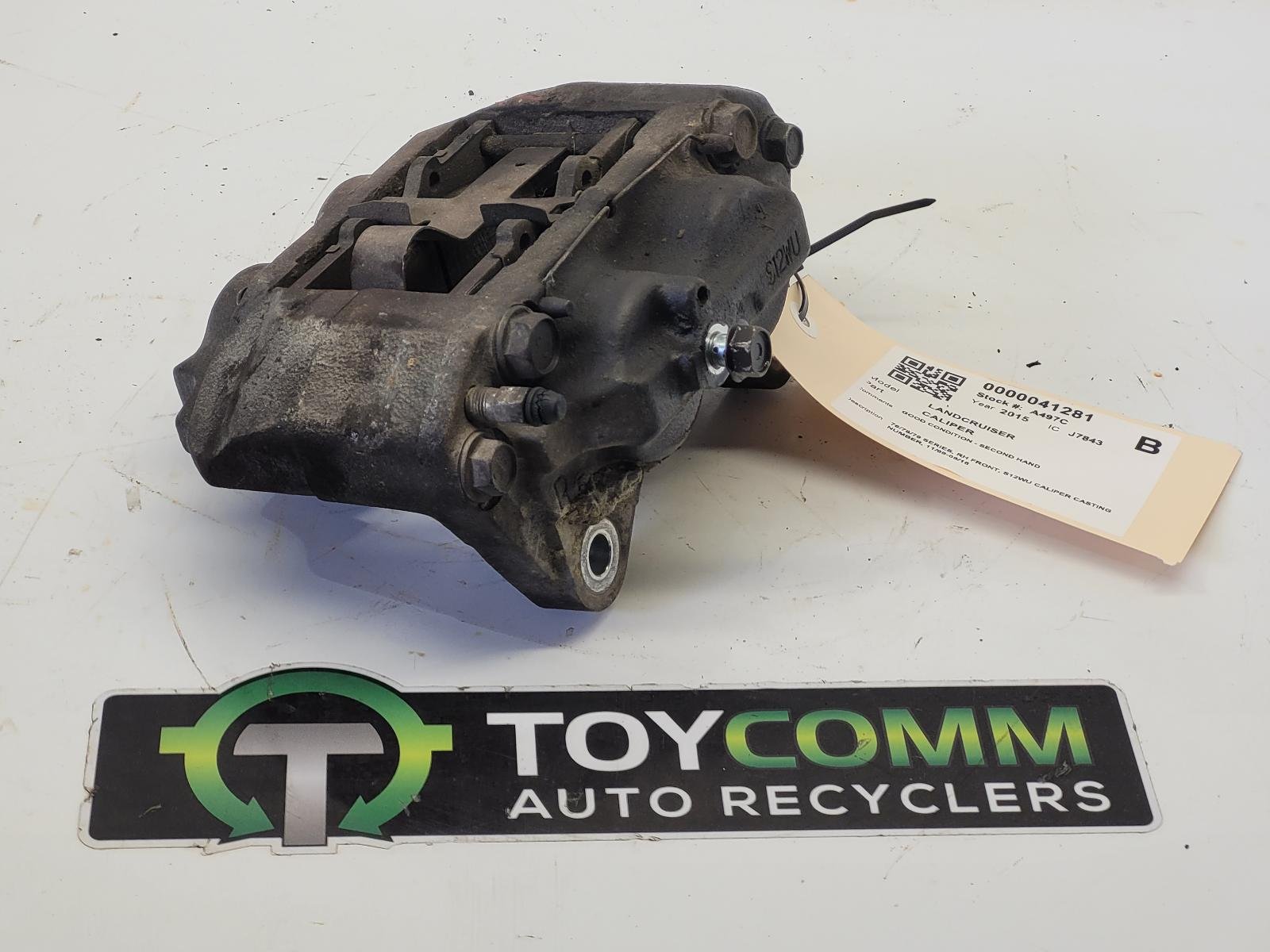 Nov 1999 to Sep 2016- Toyota Land Cruiser 76 Series 78 Series 79 Series- Right Front Caliper- S12Wu Caliper Casting Number