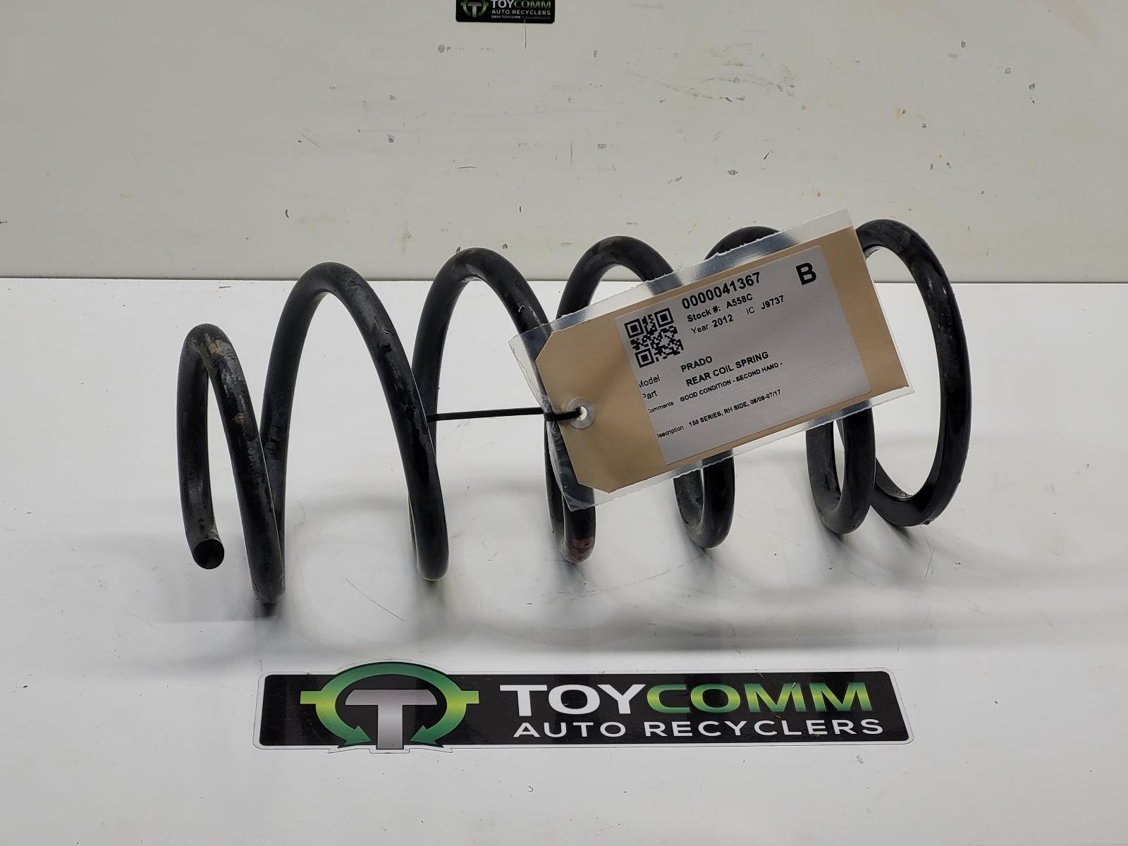 Toyota Land Cruiser Prado 150 Series - Rear Coil Spring - Rh Side