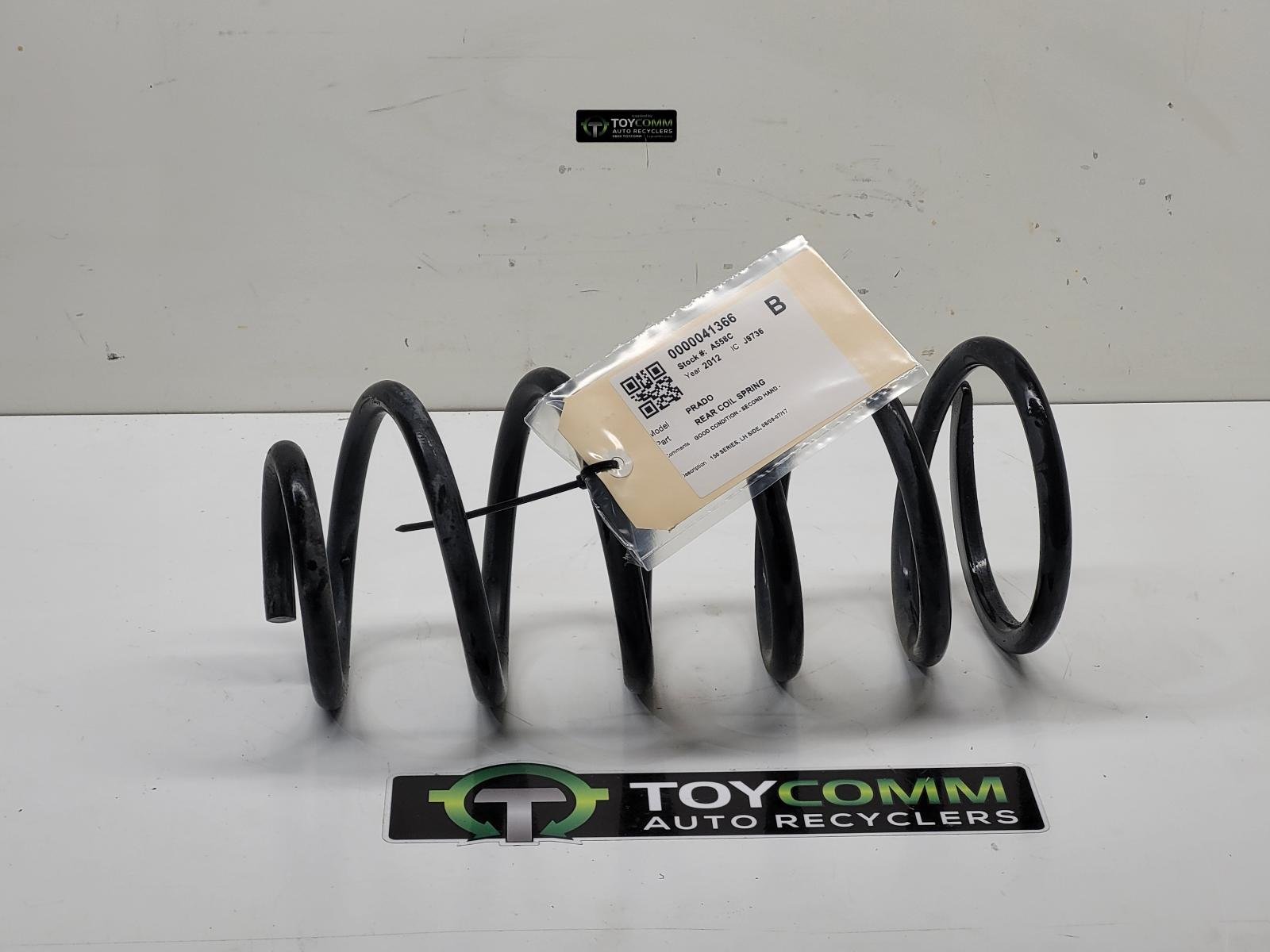 Toyota Land Cruiser Prado 150 Series - Rear Coil Spring - Lh Side