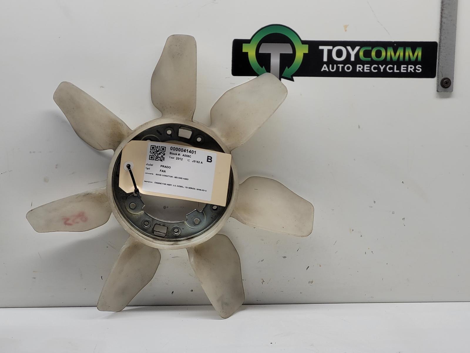 Aug 2009 to May 2015 - Toyota Land Cruiser Prado 150 Series Diesel 3.0L - Engine Fan Assembly
