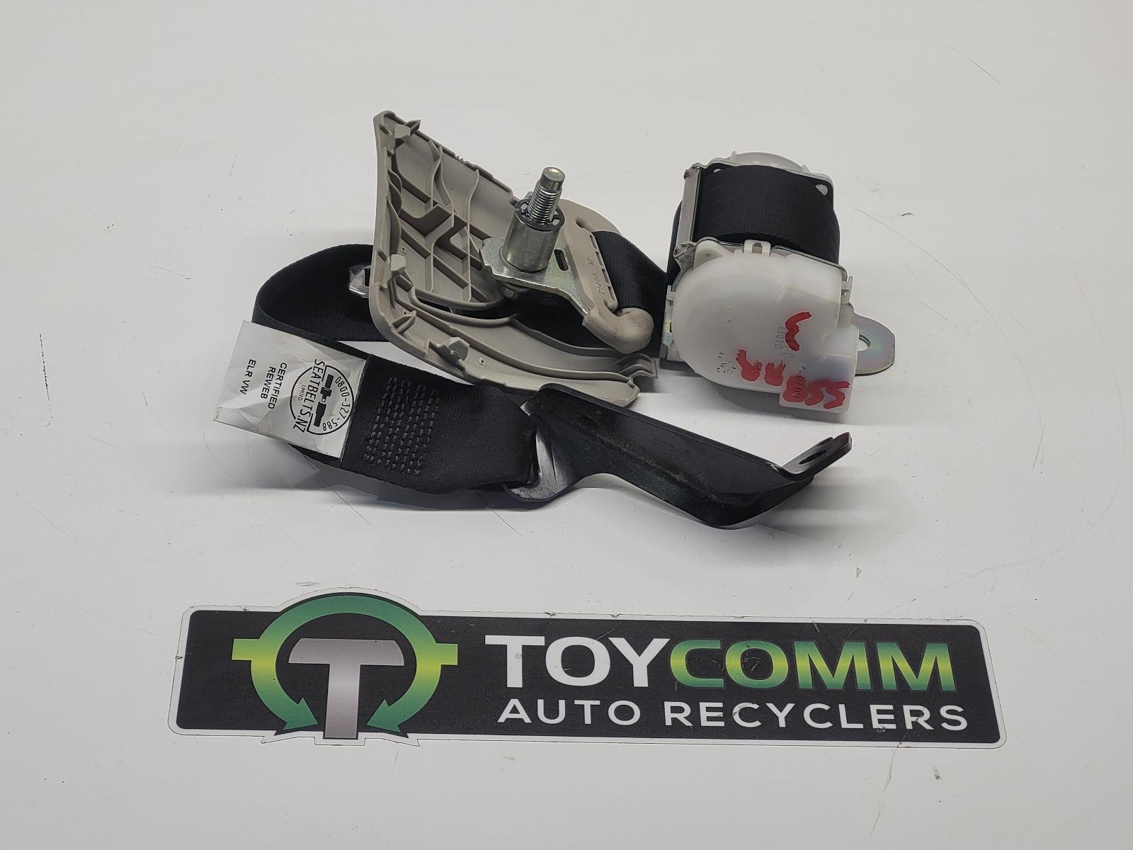 Aug 2009 to Nov 2023 - Toyota Land Cruiser Prado 150 Series - Right Rear 3rd Row Seat Belt - Black