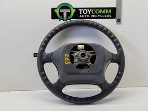 Jul 1996 to Jan 2003 - Toyota Land Cruiser Prado 95 Series - Steering Wheel - Vinyl, Grey, W/ Airbag, Non Cruise Control Type