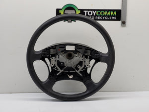Feb 2003 to Oct 2009 - Toyota Land Cruiser Prado 120 Series - Steering Wheel - Vinyl, Black