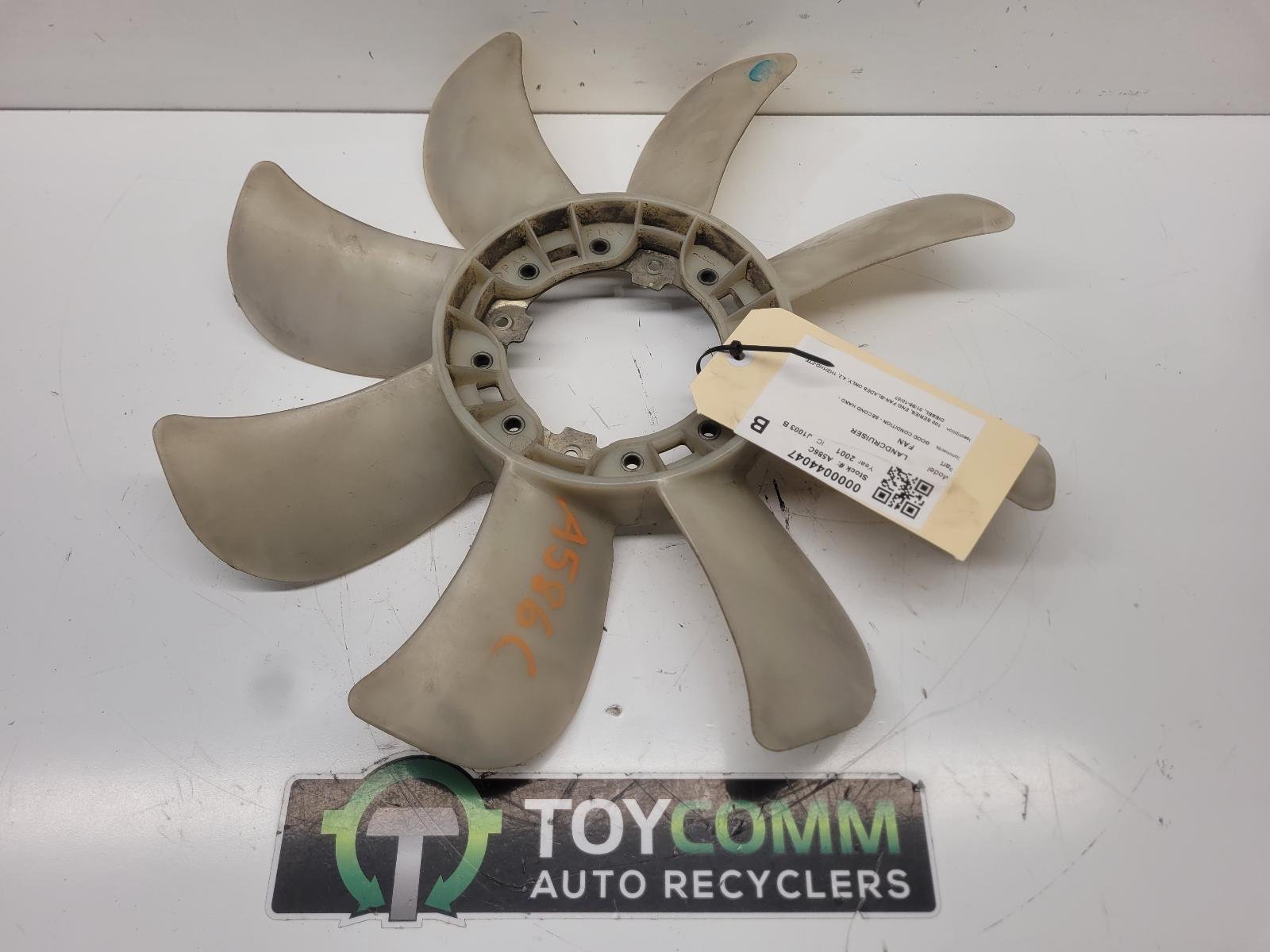Jan 1998 to Oct 2007 - Toyota Land Cruiser 100 Series Diesel 4.2L Engine Code 1HZ/1HD-FTE - Engine Fan Blade