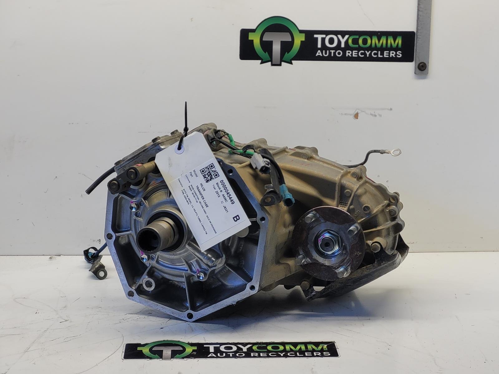 Mar 2005 to Aug 2015 - Toyota Hilux Diesel Turbocharged 3.0L Engine Code 1KD-FTV Automatic 4 Speed - Transfer Case - T/M, T/M Type