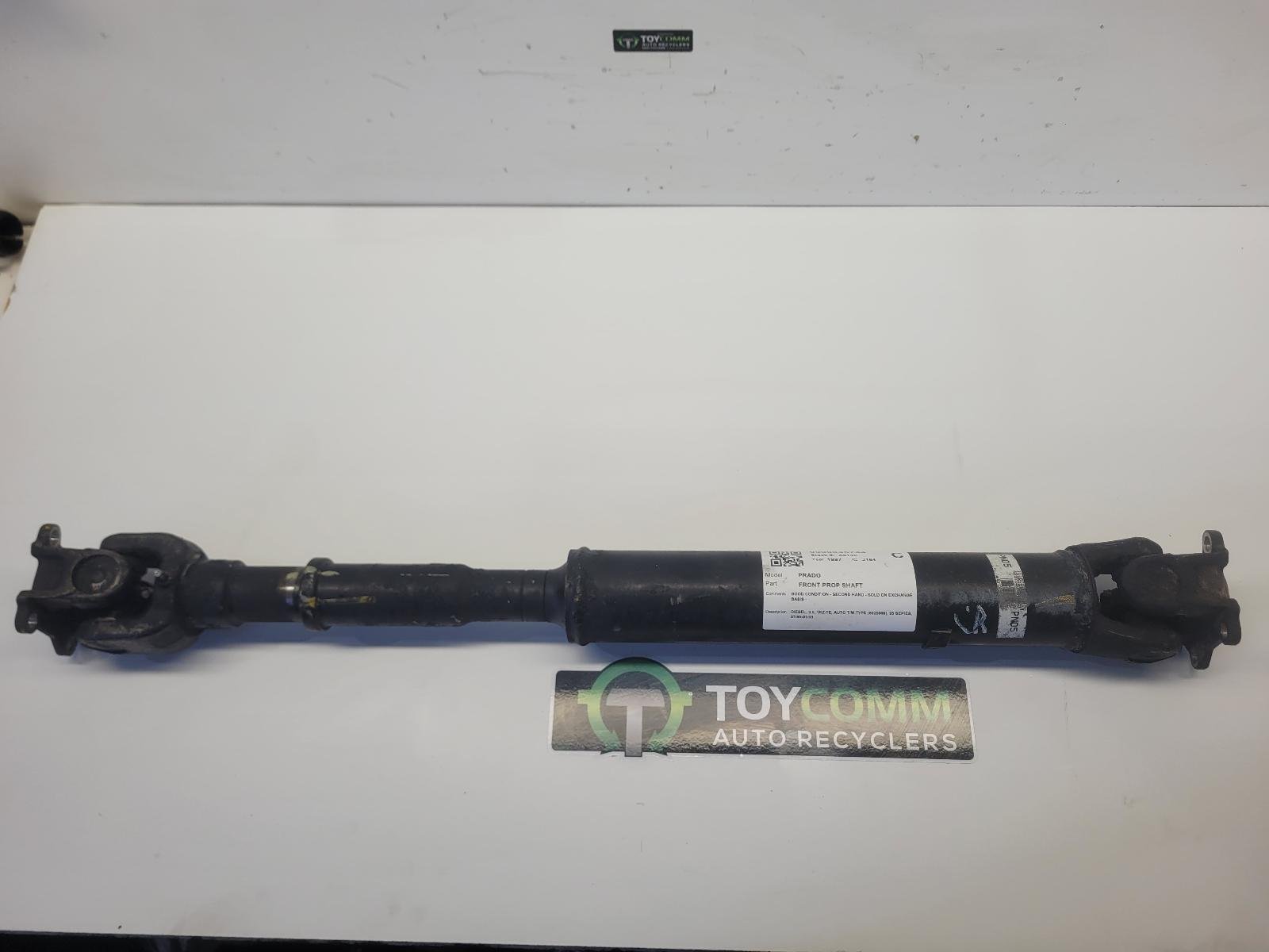 Jul 1996 to Jan 2003 - Toyota Land Cruiser Prado 95 Series Diesel 3.0L Engine Code 1KZ-TE Automatic - Front Prop Shaft - (6025Mm)
