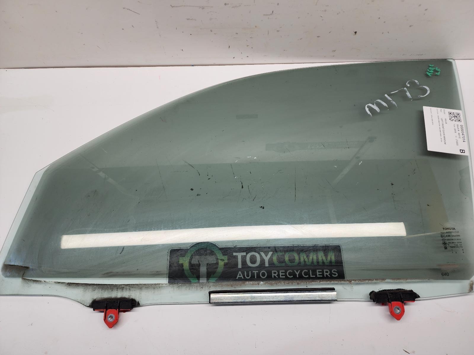 Mar 2005 to Aug 2015 - Toyota Hilux Double Cab Utility - Left Front Door Window