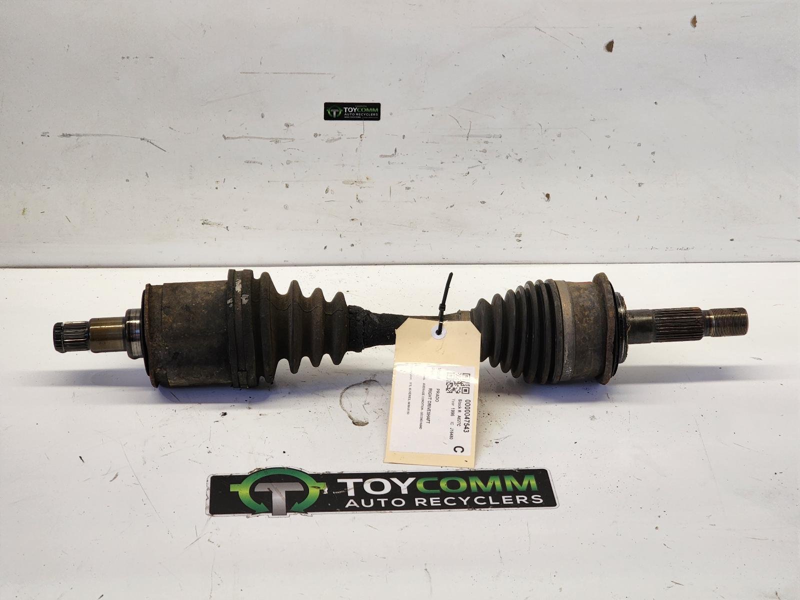 Apr 1996 to Jan 2003 - Toyota Land Cruiser Prado 95 Series - Right Driveshaft - Ifs