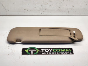 Jan 1998 to Oct 2007 - Toyota Land Cruiser 100 Series - Left Sun Visor - Tan, Vinyl