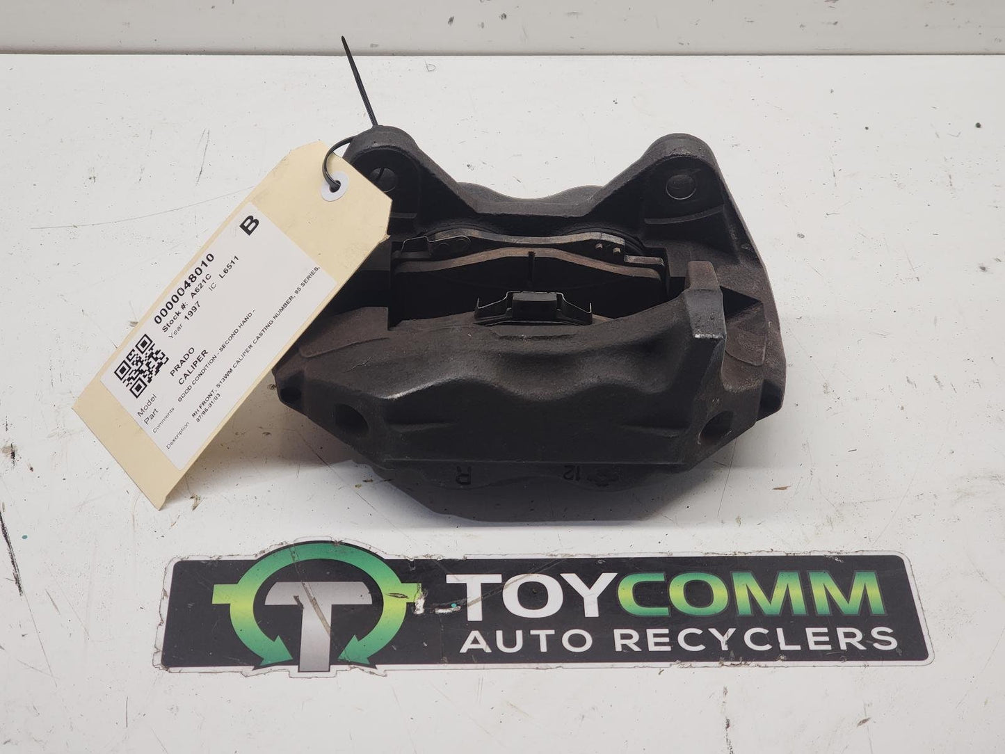 Jul 1996 to Jan 2003 - Toyota Land Cruiser Prado 95 Series - Right Front Caliper - S13Wm Caliper Casting Number