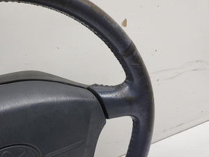 Jul 1996 to Jan 2003 - Toyota Land Cruiser Prado 95 Series - Steering Wheel - Leather, Grey, W/Airbag, Non Cruise Control Type