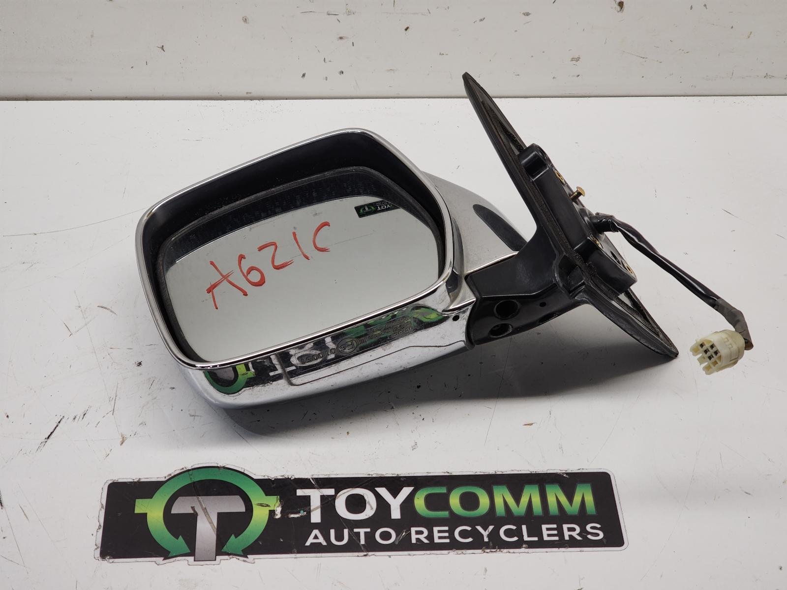 Jul 1996 to Jan 2003 - Toyota Land Cruiser Prado 95 Series - Left Door Mirror - Power Adjust, Chrome