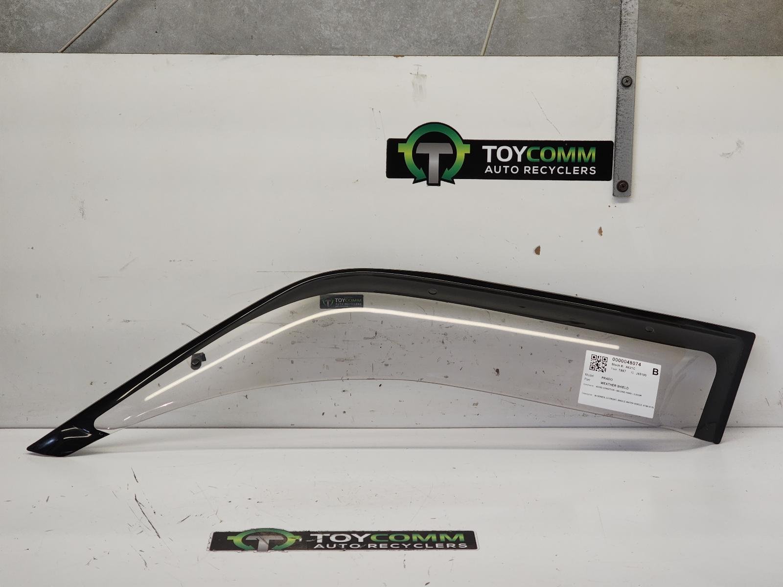 Jul 1996 to Jan 2003 - Toyota Land Cruiser Prado 90 Series - Weather Shield - Lh Front, Single Water Shield