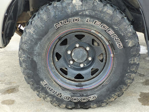 Feb 2005 to Aug 2015 - Toyota Hilux 4WD - Wheel Steel - 15X7In, 6 Stud