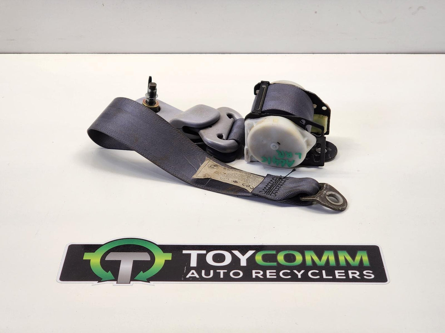 Jul 1996 to Jan 2003 - Toyota Land Cruiser Prado 95 Series - Left Rear 3rd Row Seat Belt - Grey