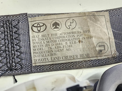Jul 1996 to Jan 2003 - Toyota Land Cruiser Prado 95 Series - Left Rear 3rd Row Seat Belt - Grey