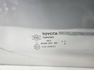Mar 2005 to Aug 2015 - Toyota Hilux - Right Rear Door Window - Factory Dark Coloured Glass Type