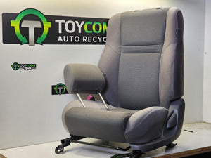 Aug 2009 to Jun 2011 - Toyota Hilux SR SR5 - Left Front Seat - Bucket Seat Type, Cloth, Grey, Trim Code Fl10, W/ Airbag Type