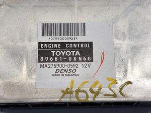Toyota Hilux KUN26 (05-11) - ECU - 1KD - 2005-2011