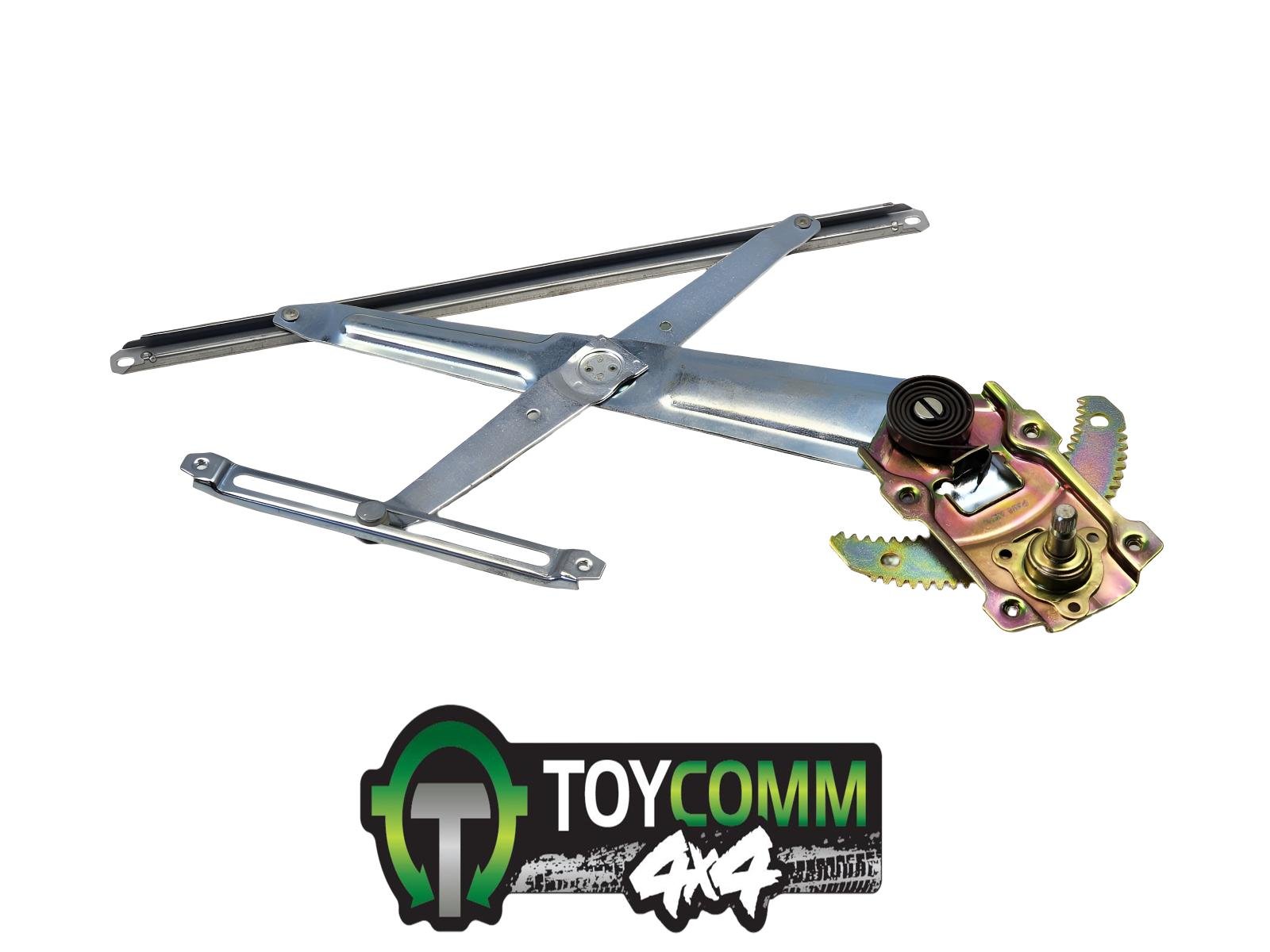 Sep 1997 to Mar 2005- Toyota Hilux- Right Front Window Regulator/Motor- Manual, Non Vent Window Type