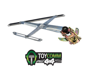Sep 1997 to Mar 2005- Toyota Hilux- Right Front Window Regulator/Motor- Manual, Non Vent Window Type