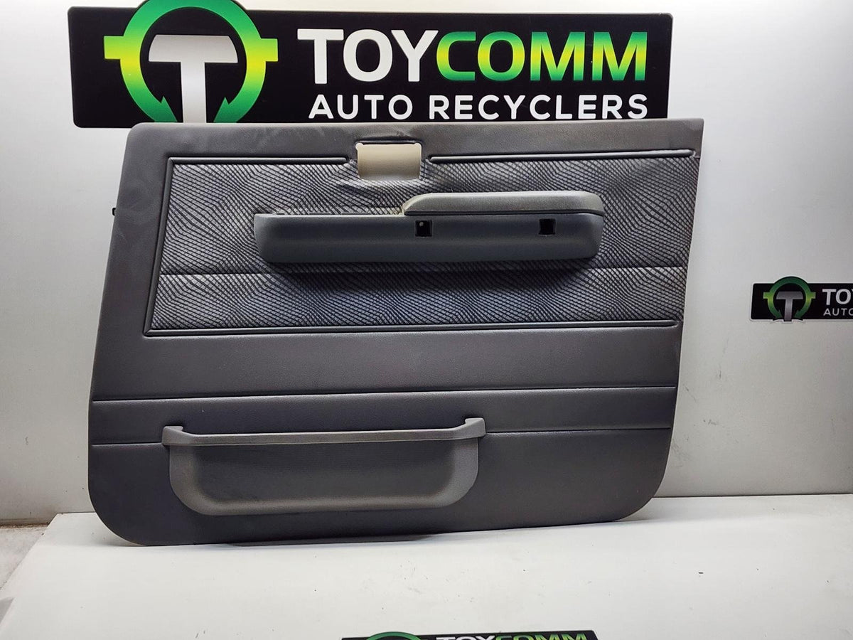 Aug 2009 to Sep 2016- Toyota Land Cruiser 76 Series 79 Series Station Wagon Double Cab Utility 4 Door- Right Front Door Trim- Power Window Type